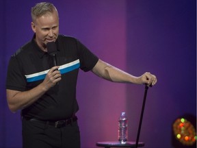 Gerry Dee performs during the Mega Star Gala at Salle Wilfrid-Pelletier at Place des Arts, as part of the Just for Laughs festival in Montreal, on Saturday, July 30, 2016.