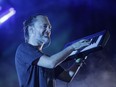 Thom Yorke of the English rock band Radiohead performs on Day 3 of the Osheaga Music Festival at Jean-Drapeau Park in Montreal on Sunday, July 31, 2016.