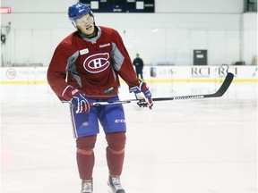 First-round draft choice Mikhail Sergachev was left gasping for air  during skating testing at the team's development camp on Monday.