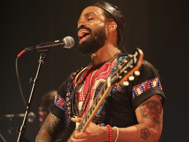R&B jazz singer Bilal, who has collaborated with the likes of Kendrick Lamar and Beyoncé, performs at Club Soda during the Montreal International Jazz Festival on July 6, 2016.
