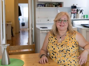 Elizabeth Johnston in the kitchen of her St-Henri home, June 8, 2016.