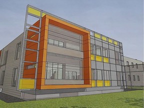 The plans for the new wing of the Batshaw youth centre, as presented in November 2012.