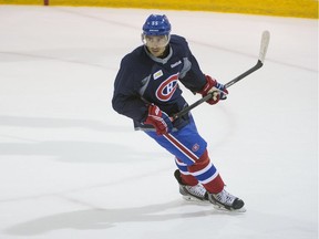 Francis Bouillon has returned to Brossard this week to serve as a guest coach at the Canadiens' development camp.
