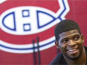 "P.K. (Subban) is a bigger-than-life person on and off the ice, and our fans love him and still will love him," Canadiens owner Geoff Molson says of the star defenceman.