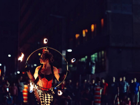 This amazing, fiery photograph was submitted by Instagram user @Draven888 using our #ThisMTL hashtag.