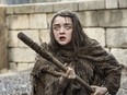 This image released by HBO shows Maisie Williams as Arya Stark in a scene from Game of Thrones.