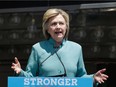 U.S. Democratic presidential candidate Hillary Clinton speaks during a event in Atlantic City, New Jersey, on July 6, 2016.