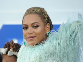 Beyonce arrives on the red carpet for the 2016 MTV Video Music Awards Aug. 28, 2016.