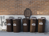 Compost garbage bins on the corner of Beaubien and Clark streets in Rosemont in Montreal on Thursday, April 28, 2016.