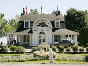 Baie-d'Urfé town hall on Lakeshore Road.