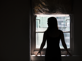 Nineteen year-old John Abbott College student Emily, not her real name, poses for a photograph in Montreal on Thursday, August 11, 2016. The 19 year-old woman says that she was sexually assaulted by a fellow student and that police and school administration have not taken her case seriously enough. Police dismissed the case without questioning the alleged perpetrator after reviewing security camera footage of moments before the alleged attack.