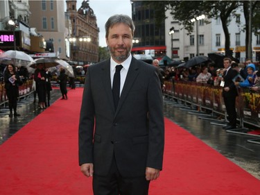 Director Denis Villneuve poses for photographs as he arrives for the UK premiere of Sicario, at a London cinema in 2015.