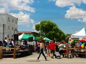 Sidewalk sales and street fests are just some of the many activities happening in St-Léonard.