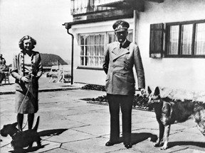 Undated photo of Adolf Hitler and Eva Braun at Berghof, the setting for John Boyne's The Boy at the Top of the Mountain.