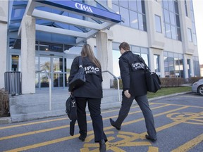 Nov. 6, 2012: Cima+ in Laval was one of the firms targeted by UPAC, the anti-corruption arm of the SQ.