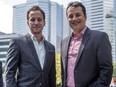 Ben Rodier, left, and Oscar Sachs of Salesfloor in Montreal.