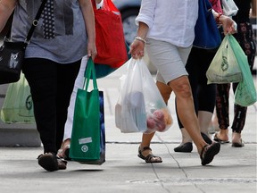 Plastic-bag bans have come into force in some Quebec municipalities and are expected to spread by 2018.