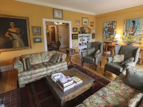A view of the living room at the home of Pilar Shephard-Cumming in Montreal.