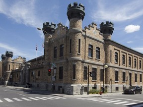 The Fusiliers Mont-Royal building located on Pine Ave. near St-Denis St. Renovations to the Fusiliers Mont-Royal building have its caretakers concerned that the Department of National Defence isn't taking its historic value into account.