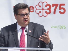 June 14, 2015: Denis Coderre unveils plans for the city's 375th anniversary . A four-kilometre section of Côte-des-Neiges Rd. has been designated as a founding route of Montreal.