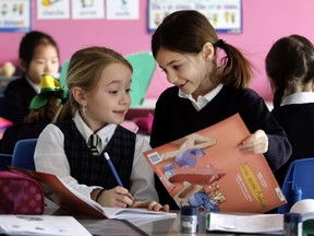 The Study’s mother-tongue French and English program means students receive their education in both languages equally. At the primary level, 50 per cent of instruction is in French; at the secondary level, 40 per cent of instruction is in French.  (Photo courtesy of The Study)