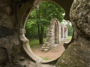 The Abbey Ruins at the Mackenzie King Estate, Kingsmere, in Gatineau Park.