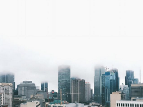 This cloudy snap was posted by Instagram user @kelseylitwin using the #thismtl hashtag.