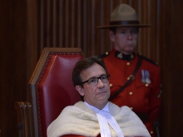Supreme Court of Canada Justice Clément Gascon at his official welcoming ceremony in 2014.