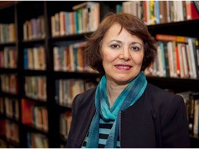 This undated photo made available by Amanda Ghahremani, shows retired Canadian-Iranian professor Homa Hoodfar. A Montreal-based university professor being held in an Iranian jail.