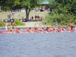 A dragon boat team is looking for new recruits.