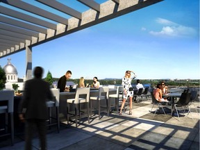 Wow factor: The rooftop terrace at Hôtel William Gray yields a 180-degree panorama.