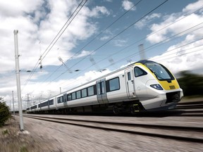 Bombardier's Aventra railway cars.