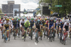 he peloton makes its way through Park avenue as they take part in the Montreal edition of the Grand Prix Cycliste in Montreal on Sunday, September 11, 2016.