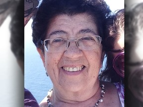 "Everyone knew her — young and old and other immigrant families in the area. She had tons of friends." Maria Araujo said of her mother Zèlia Ponte Araujo, 79,  (pictured above) who was killed in a hit and run accident Sunday, Sept. 25, 2016, in Montreal while crossing St-Urbain St.
