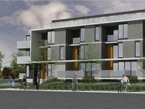 Illustration of new Acces Condos affordable-housing project slated for Pierrefonds-Roxboro.