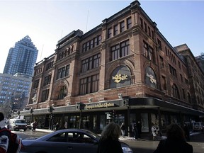 Hudson's Bay store in downtown Montreal.