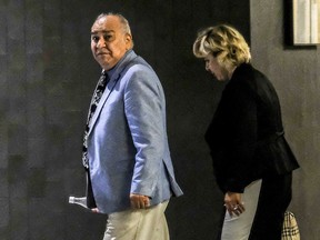 Antony Piazza during a break at the Palais de Justice in Montreal, on Monday, Sept. 19, 2016.