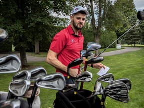 The Montreal Canadiens held their annual golf tournament in Laval-sur-le-Lac, on Tuesday, September 20, 2016 and newcomer Alexander Radulov is admittedly the worst golfer here, "The summers aren't very long in Russia."