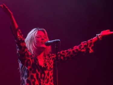 Alison Mosshart of the Kills performs at Metropolis as part of the POP Montreal festival, on Wednesday, Sept. 21, 2016.