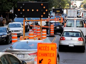 These days, Montreal is a tangle of heavy congestion, detours and unclear signage.