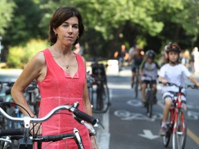 Suzanne Lareau of Vélo-Quebec in 2016.