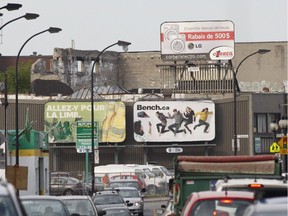 A bylaw, adopted in 2010 by Projet Montréal, prohibited the presence of large billboards in Plateau-Mont-Royal — considered, by party supporters, to be an eyesore and source of light pollution.