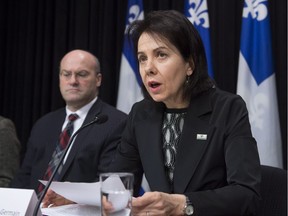 Former Quebec Ombudsman Raymonde Saint-Germain. Her post is currently vacant.