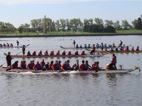 The 11th edition of the Dragon Boat Race and Festival, presented by FL Fuller Landau in support of the Cedars Cancer Institute, took place Sept. 10 at Promenade Père-Marquette in Lachine.