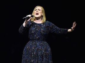 Adele had her sold-out Montreal crowd at Hello. Editor's note: photographers were not permitted into her Bell Centre concert.