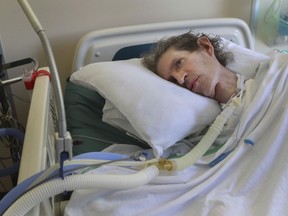 Archie Rolland in the Pavillon Camille Lefebvre, a long-term care facility at the Lachine hospital in the Lachine area of Montreal Wednesday, June 15, 2016.