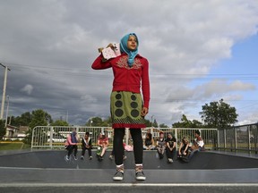 In Jennifer Reeder's film Crystal Lake, a Muslim-American girl overcomes grief through skateboarding.