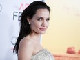 Angelina Jolie didn't have to look far for child-care assistance.