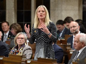 Environment and Climate Change Minister Catherine McKenna responds to a question during question period in the House of Commons on Parliament Hill in Ottawa on Wednesday, Oct. 5, 2016.