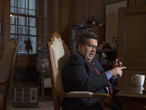Montreal Mayor Denis Coderre in his offices in city hall, Jan. 28, 2016.